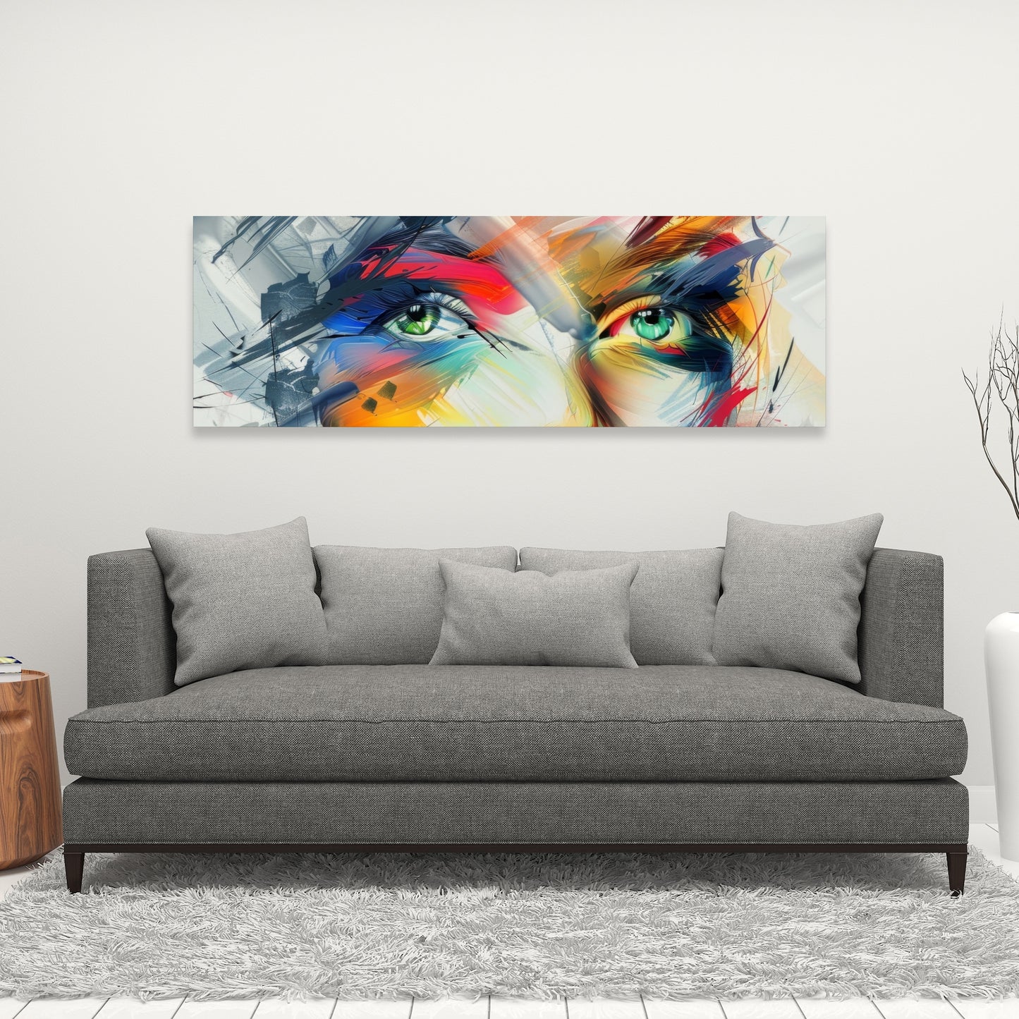 Abstract Look - Red Canvas Art | Modern Wall Art