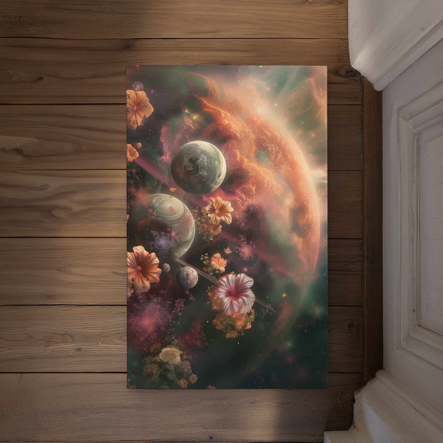 Capturing Light Pink Indoor Outdoor Door Mat | Home Decor