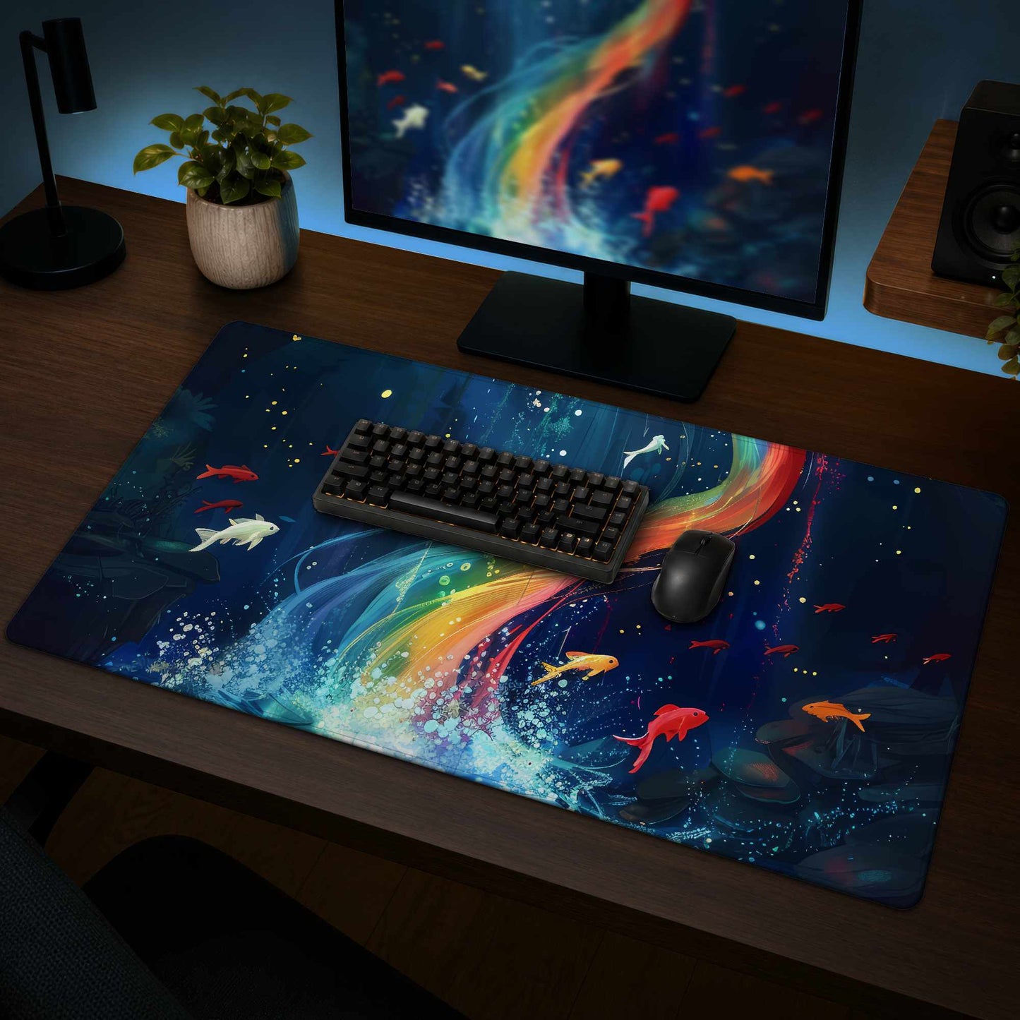 Swirl Gaming Mat - Stylish Home Decor for Gamers