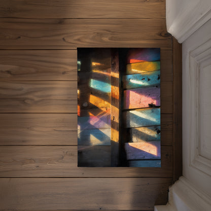 Casting Rainbows Brown Indoor Outdoor Door Mat | Home Decor