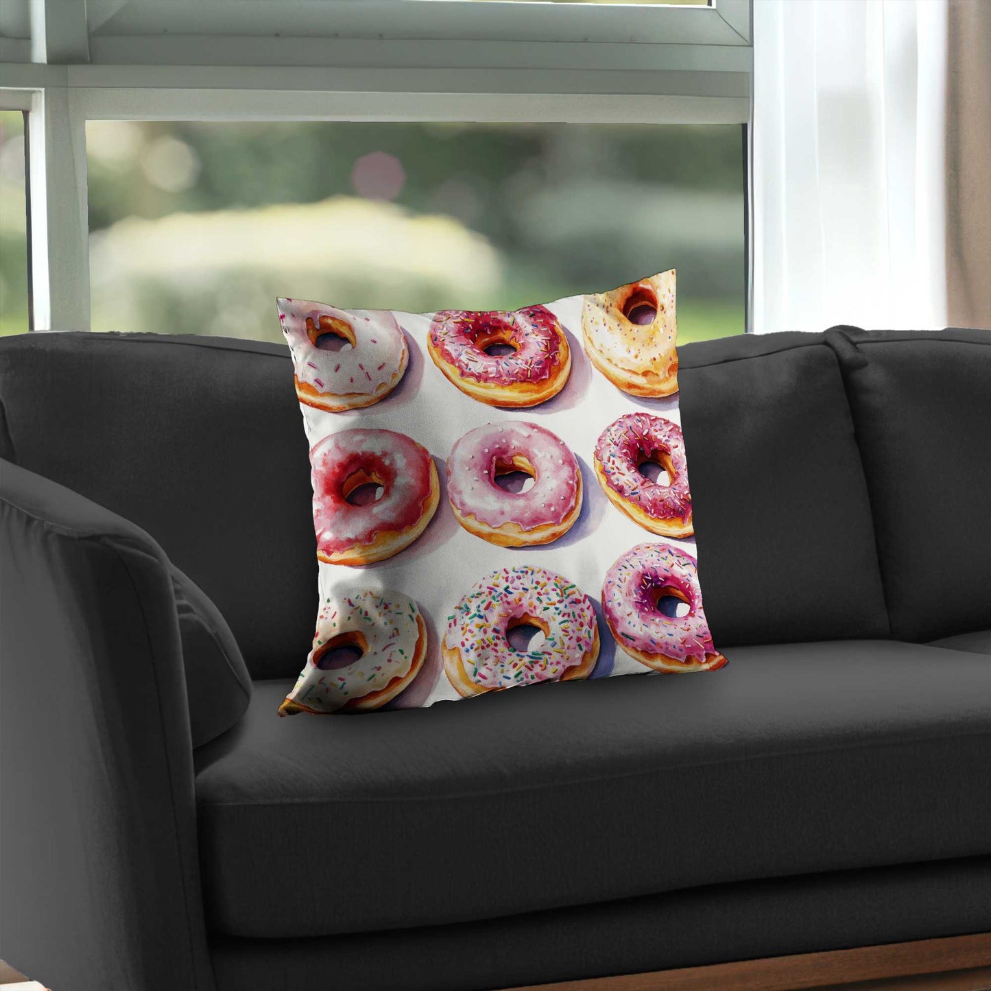 Yummy Poly Twill Throw Pillow - Stylish Home Decor Accent