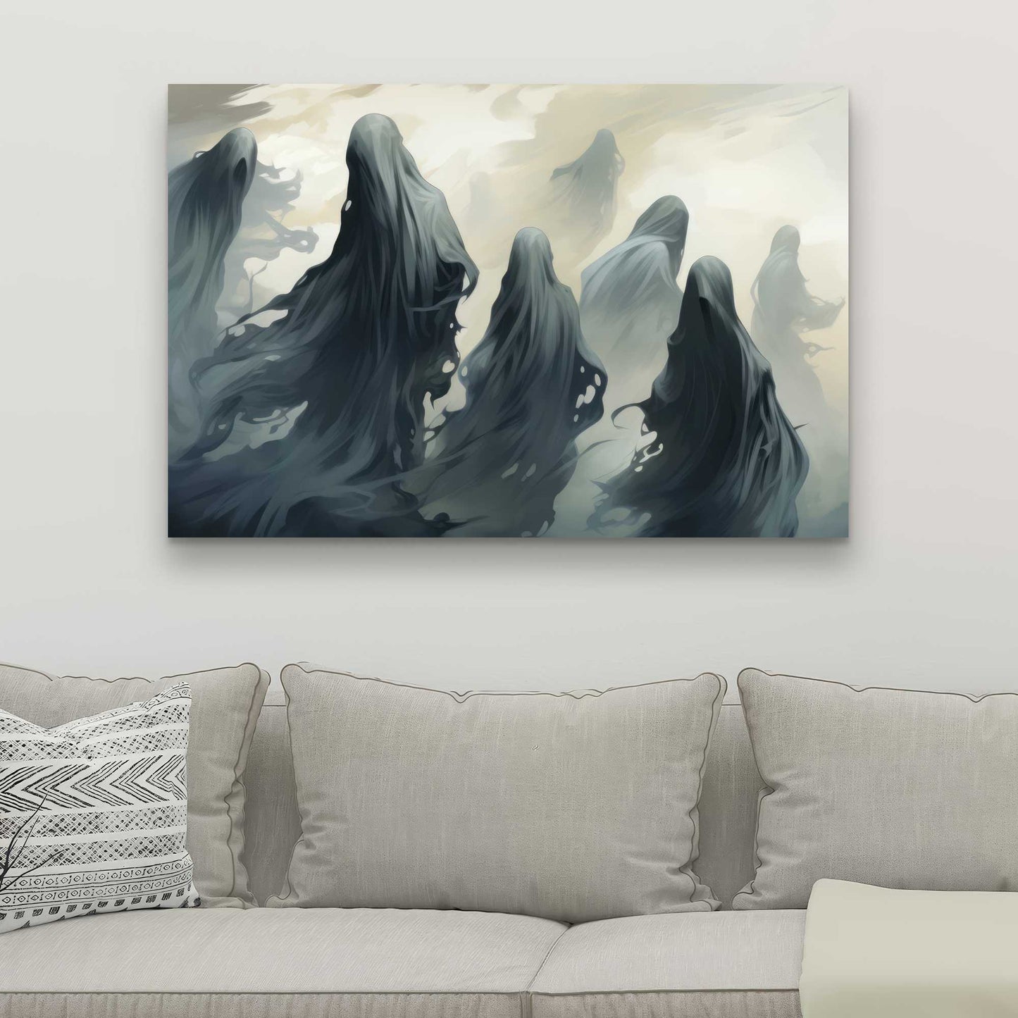 Cursed Lands - Black Canvas Art for Unique Home Decor
