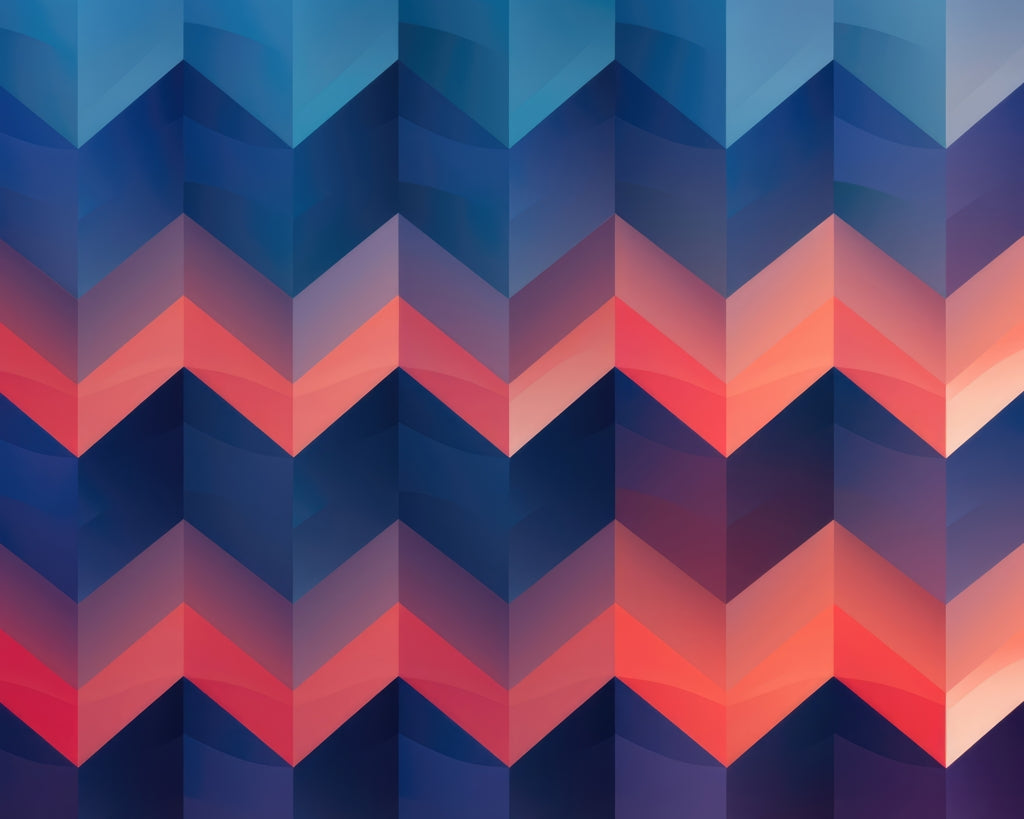 Napperon en polyester motif vagues de chaleur | Un ajout élégant à votre décoration intérieure