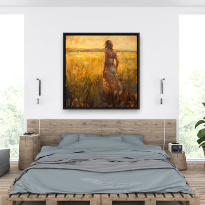 Exploring - 24"x24" Framed canvas