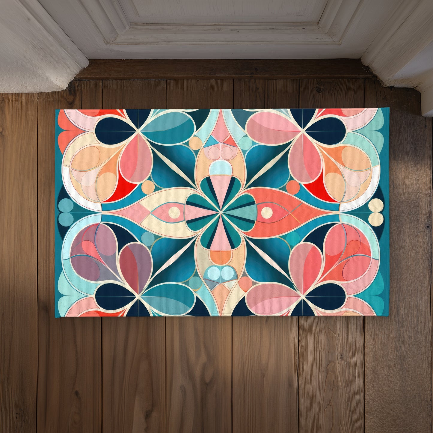 Mandala Indoor Outdoor Door Mat - Stylish Home Decor Accent