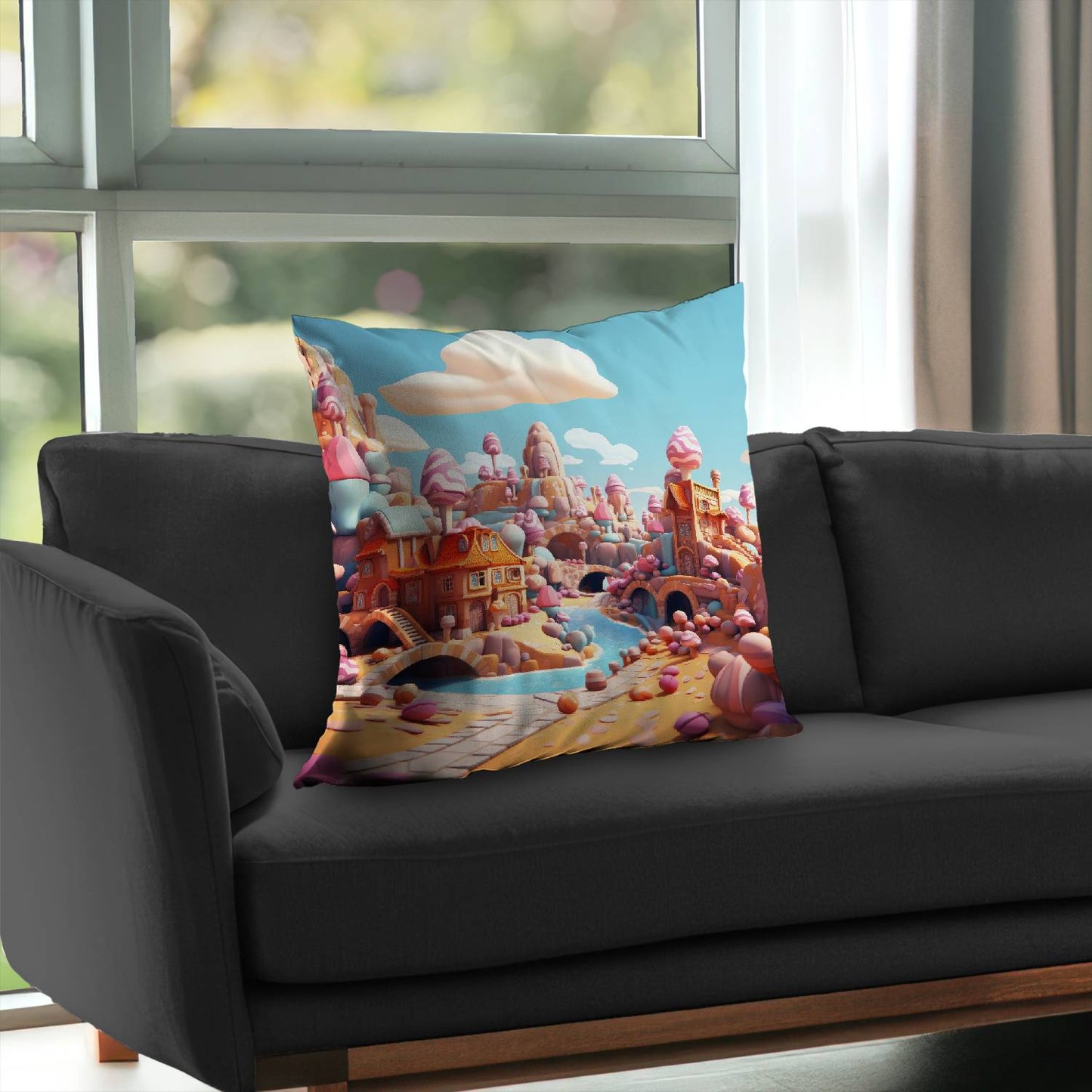 Sweet kingdom - Throw pillow - Print on demand