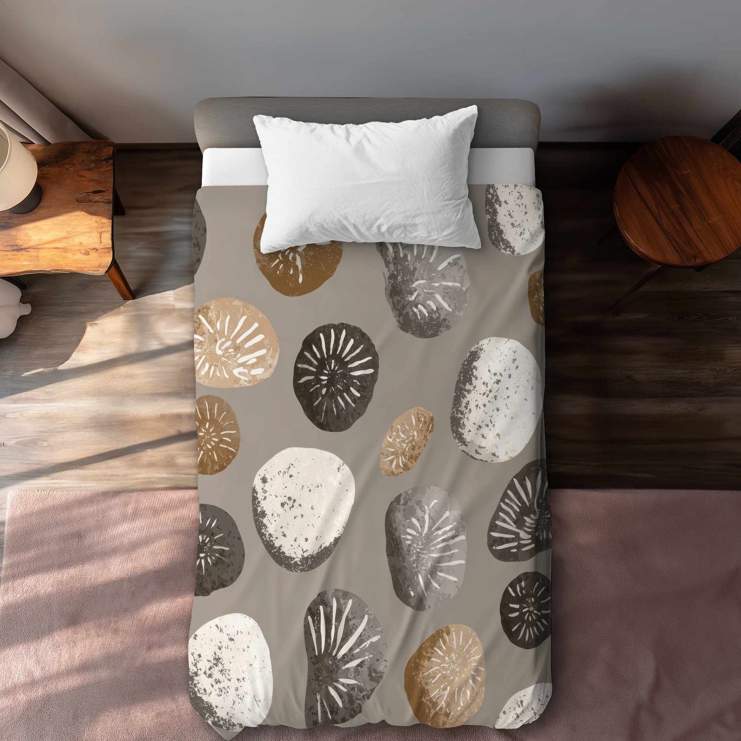 Housse de couette Earthstone Echoes | Linge de lit élégant pour la maison