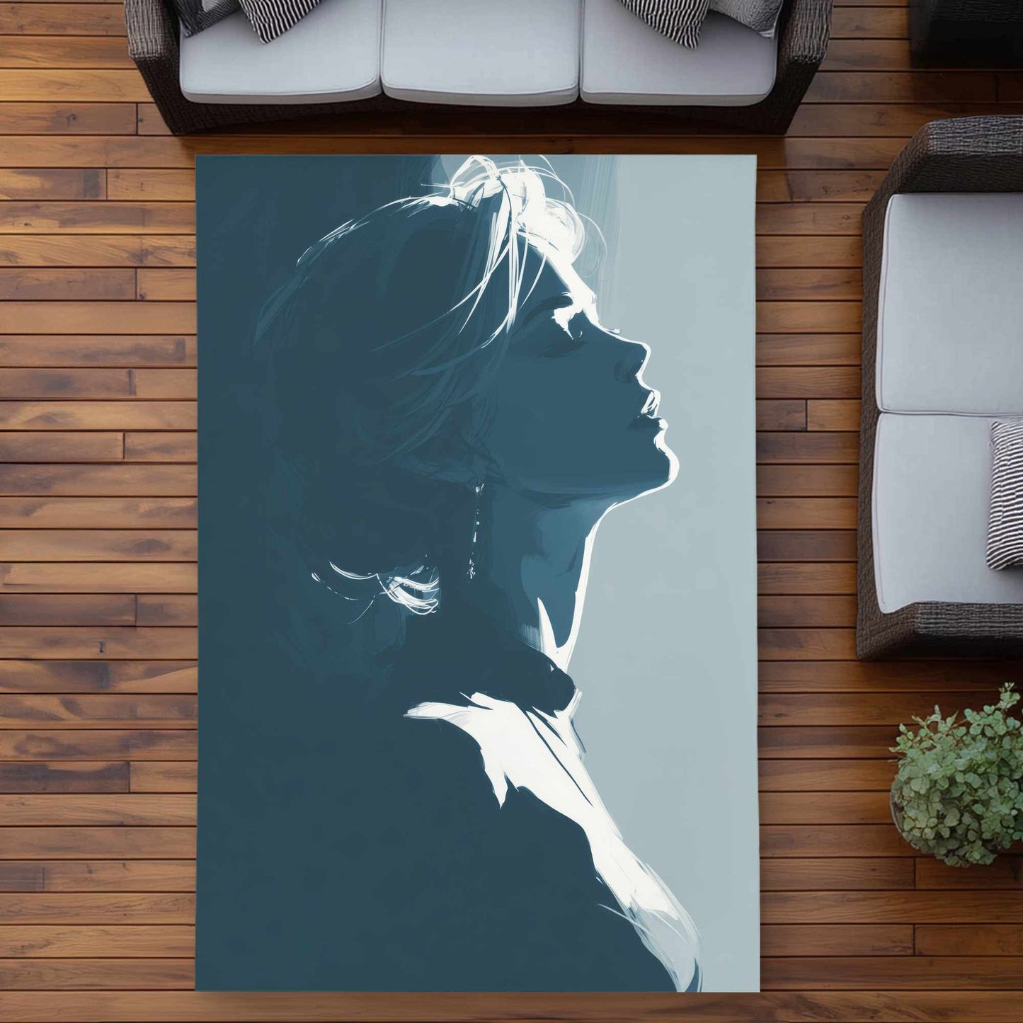 Tapis d'extérieur lumineux silencieux | Décoration d'intérieur élégante