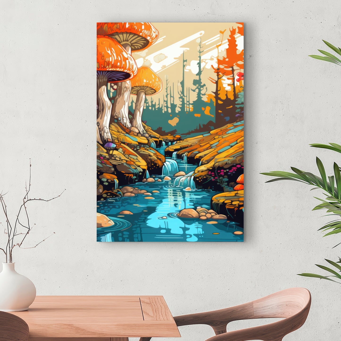 Wisdom Inbound - Red Canvas Art for Stylish Home Decor