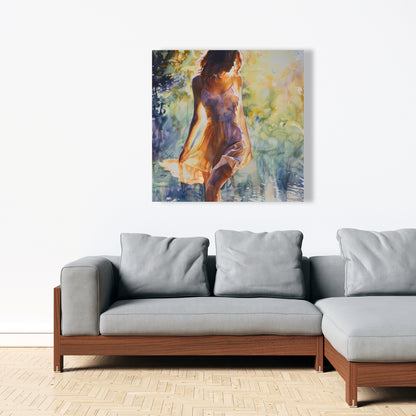 Out of the water - 32"x32" Canvas