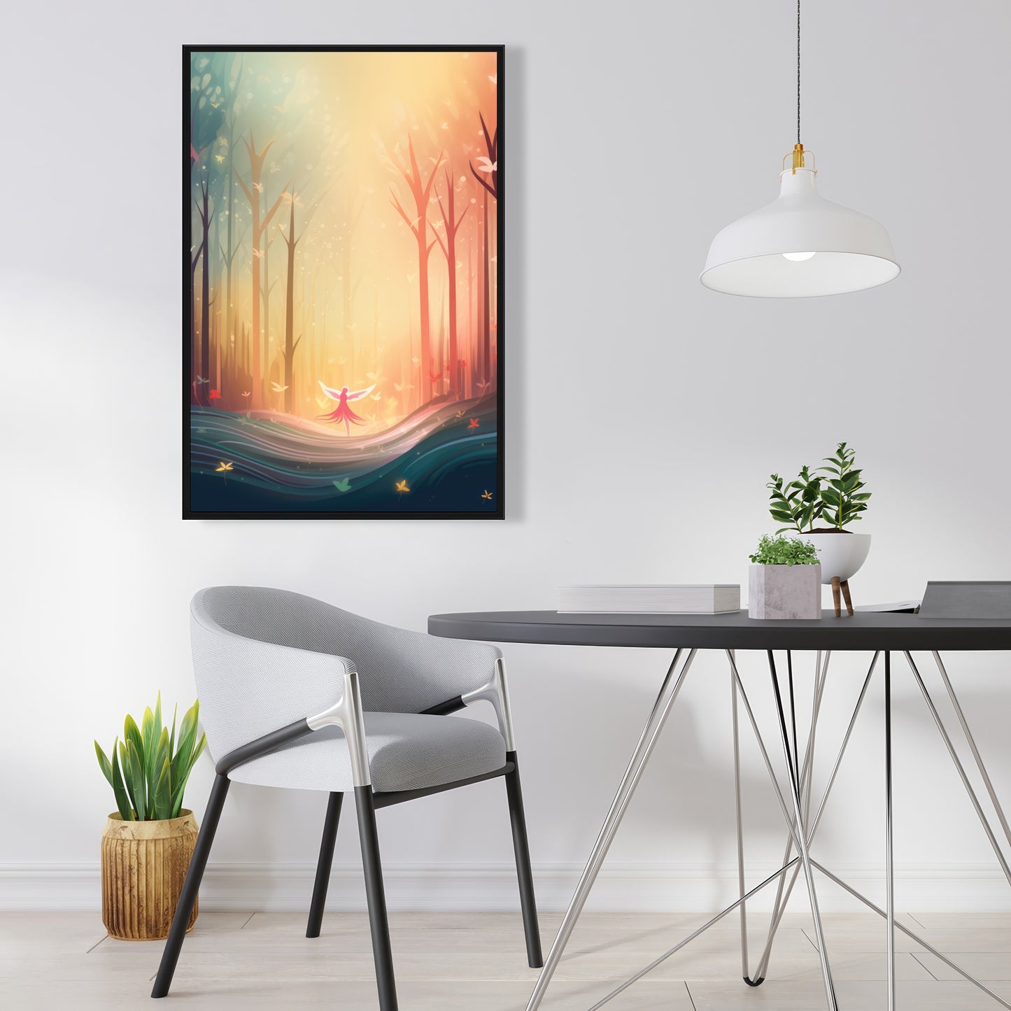 Enchanted - 36"x36" Framed canvas