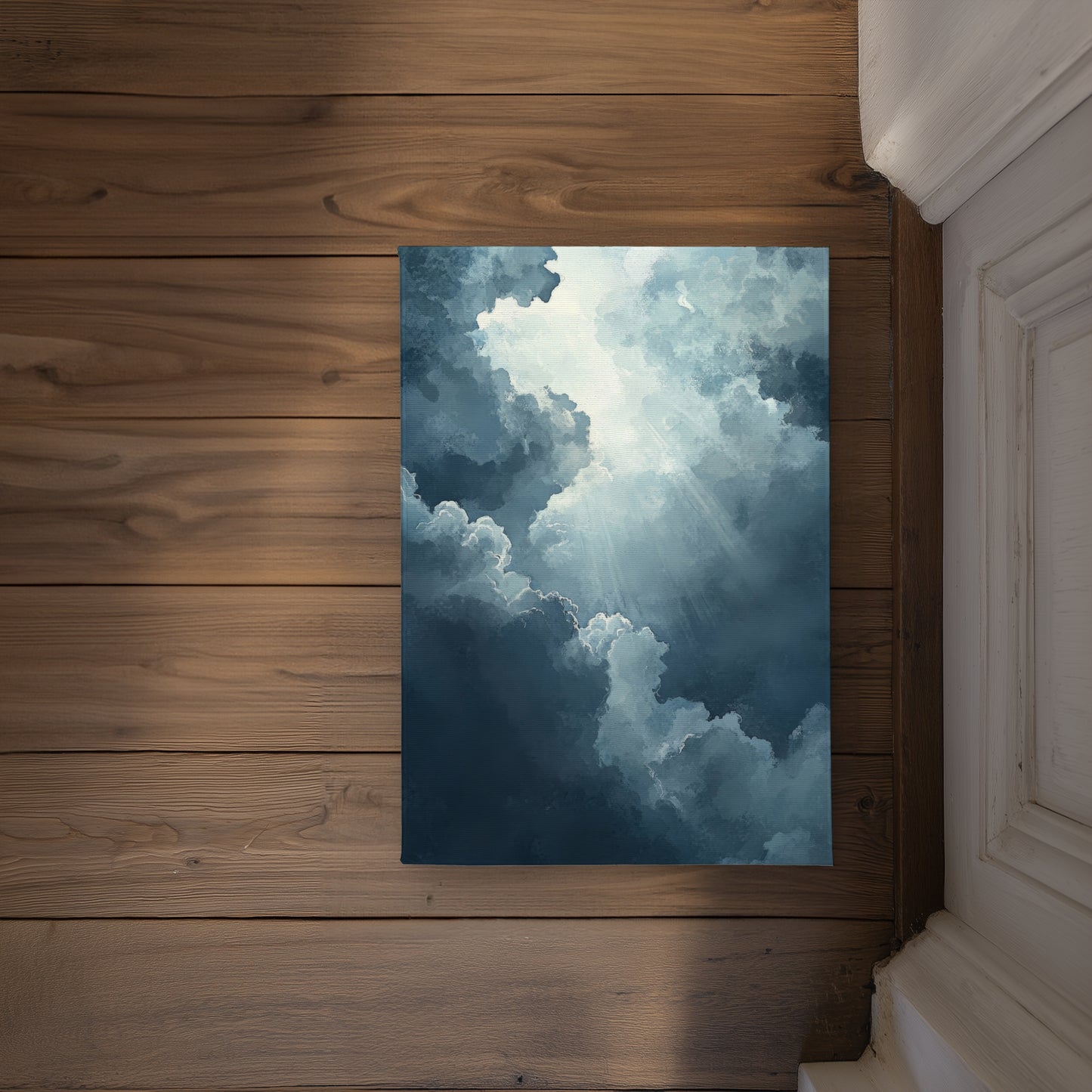 Afterglow White Indoor Outdoor Door Mat | Home Decor Accent