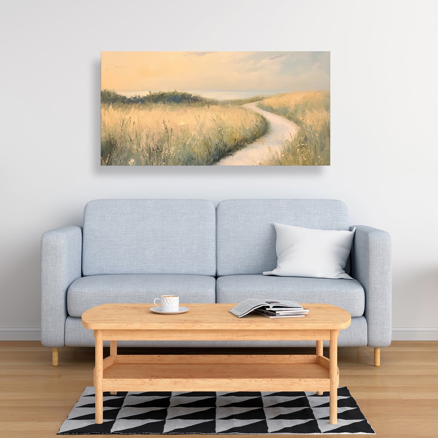 Soft breeze - Green Canvas for Elegant Home Decor | Buy Now