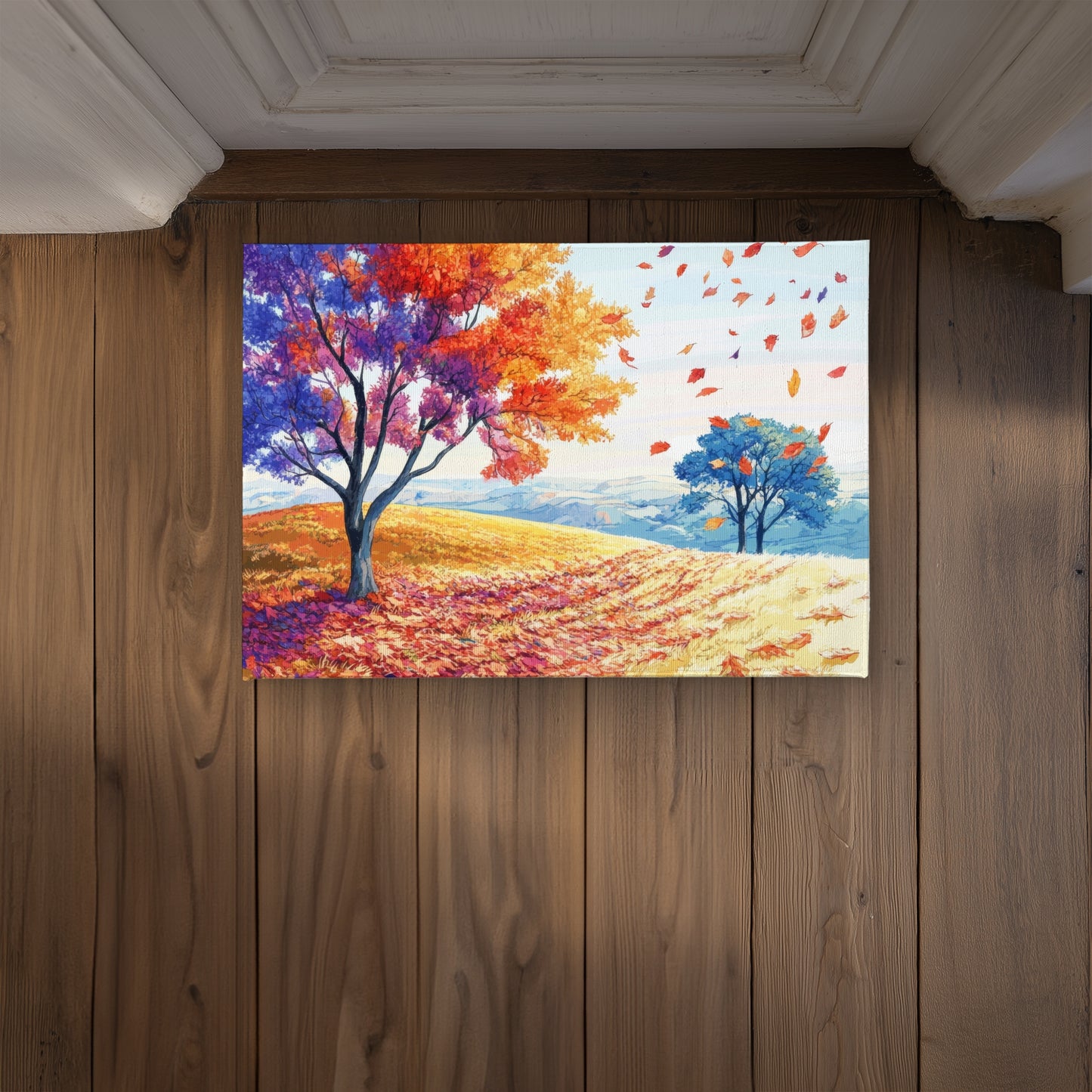 Spring Breeze Yellow Indoor Outdoor Door Mat - Home Decor