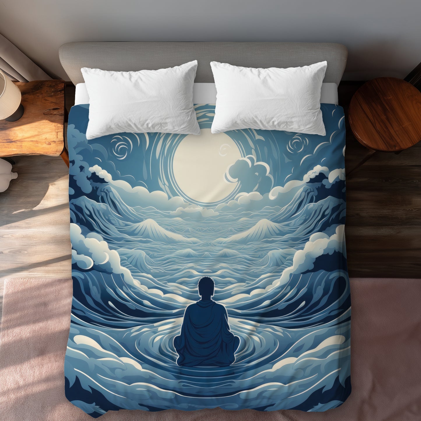 Housse de couette Sagesse infinie | Linge de lit élégant pour la décoration intérieure