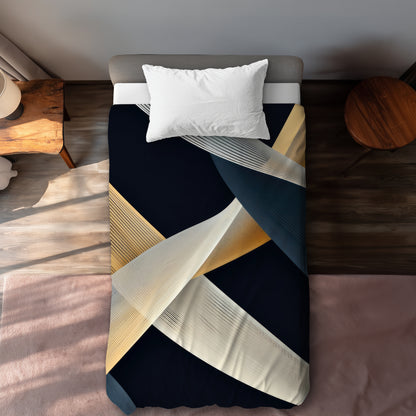 Ropes of Destiny Blue Duvet Cover | Stylish Home Decor