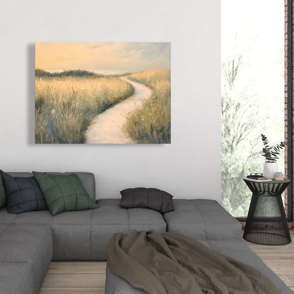 Soft breeze - Green Canvas for Elegant Home Decor | Buy Now