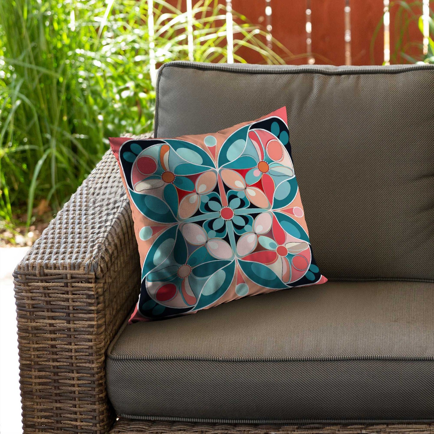 Sweet Curves Poly Twill Throw Pillow - Home Decor Accent