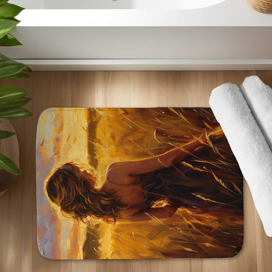 Warm Field Bath Mat | Cozy, Stylish Home Decor Rug