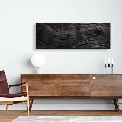 Dark wood - 36"x36" Framed canvas