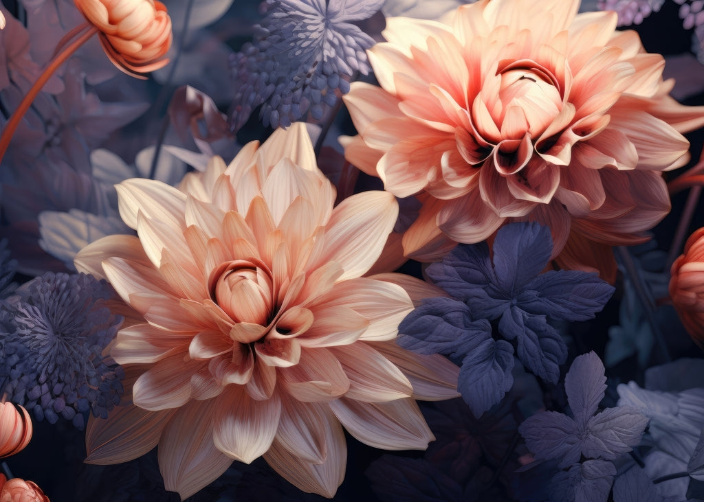 Pink and Purple Coral Indoor Outdoor Door Mat | Home Decor