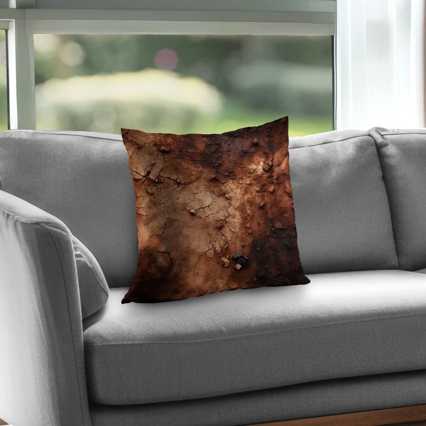 Cracking - Throw pillow - Print on demand