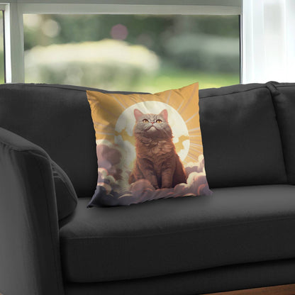 Intangible purr - Throw Pillow