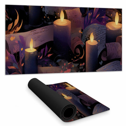 Tapis de bureau Chuchotis aux Chandelles | Décoration intérieure élégante