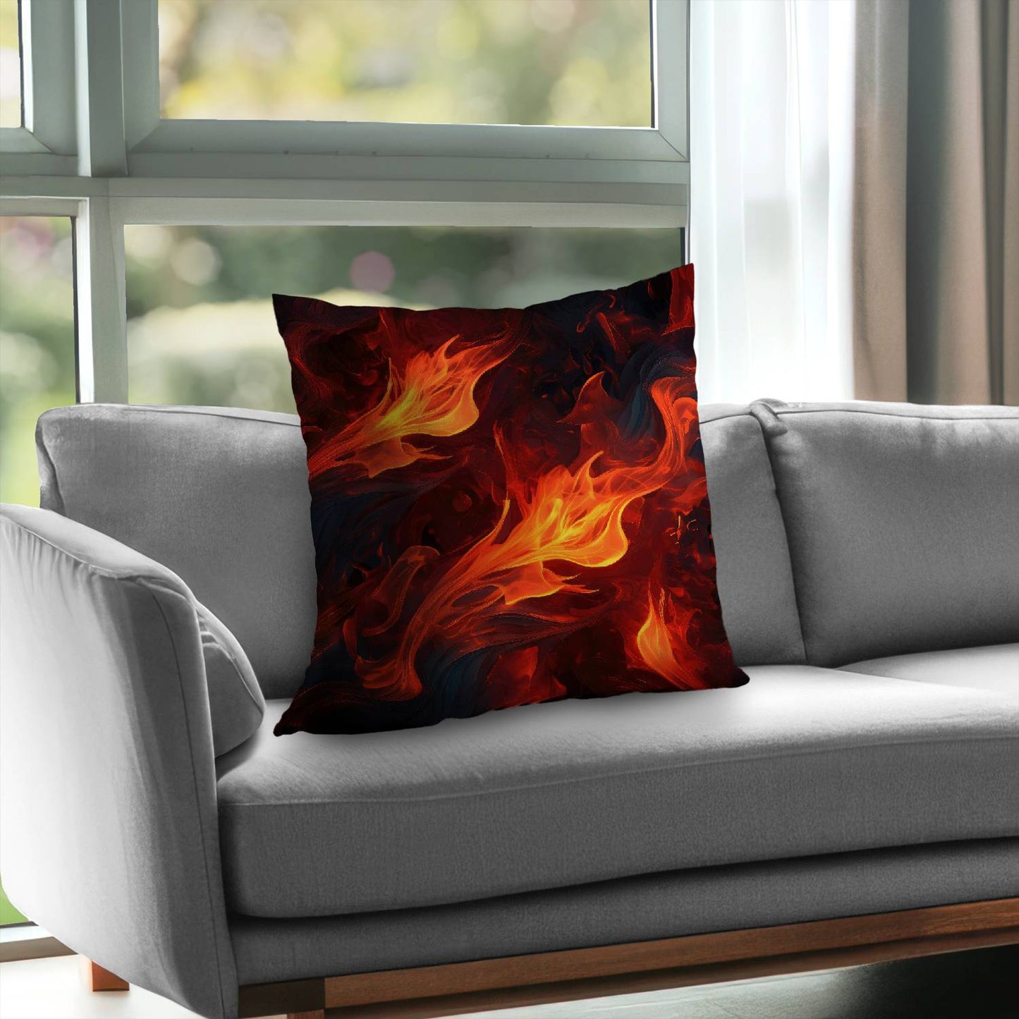 Sizzling - Throw pillow - Print on demand