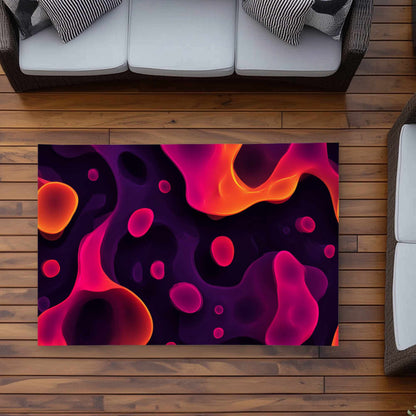 Tapis d'extérieur Luminous Flow Veins | Accessoire de décoration intérieure
