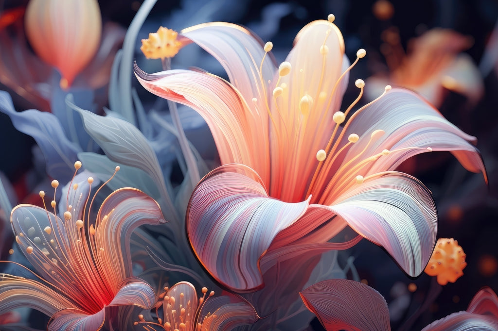 Astral Bloom - Black Outdoor Area Rug for Home Decor