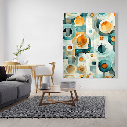 Decomposed porthole - 32"x32" Canvas