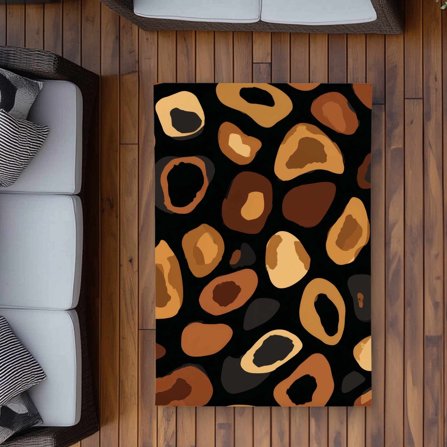 Tapis d'extérieur Wild Earth Spots | Décoration d'intérieur élégante