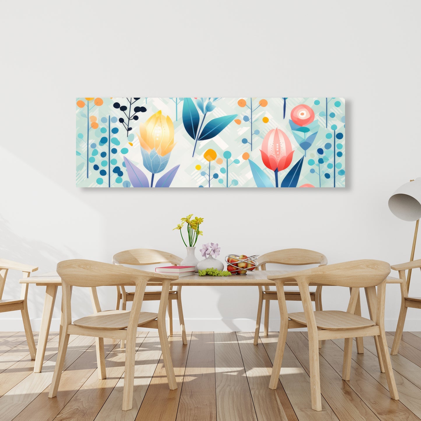Calming Scents - Orange Canvas for Home Decor | Relaxing Art