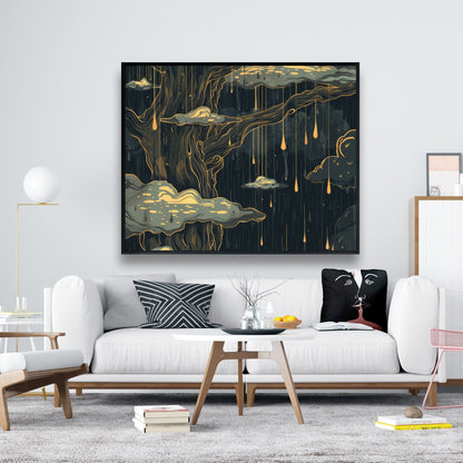 Goopy - 36"x36" Framed canvas