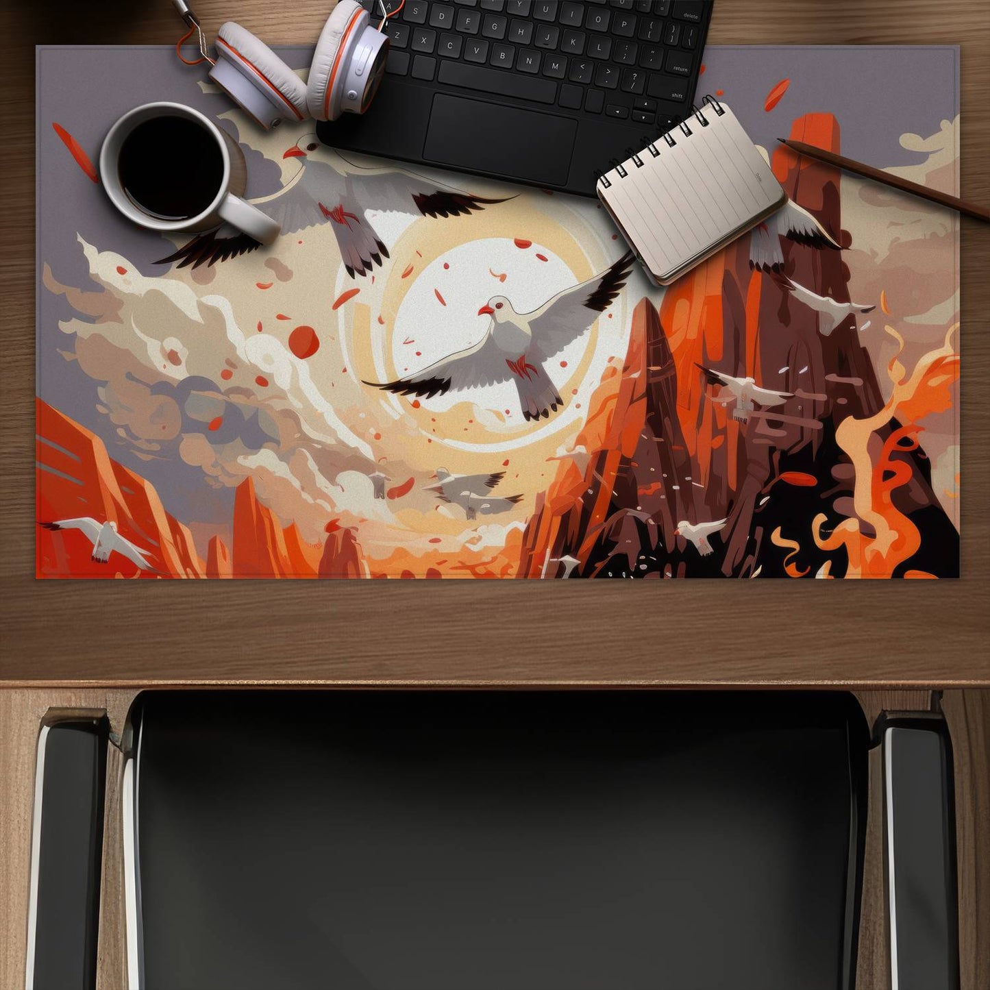 The escape - Desk Mat