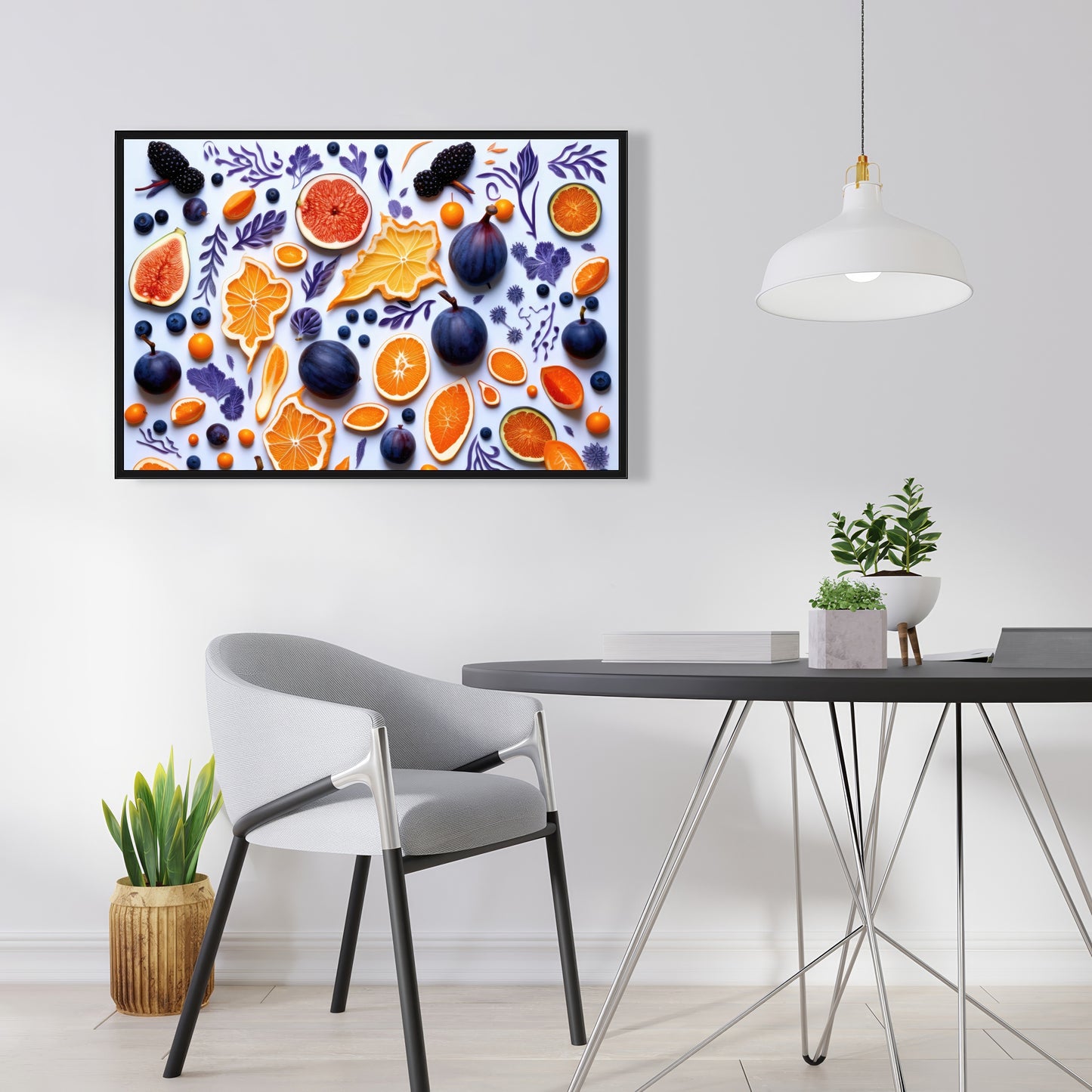 Fruity skins - 36"x36" Framed canvas