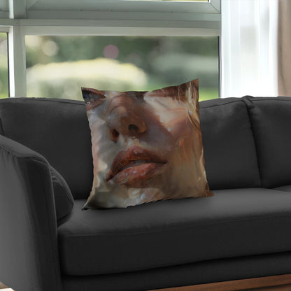 Pulp Beige Poly Twill Throw Pillow Insert for Home Decor