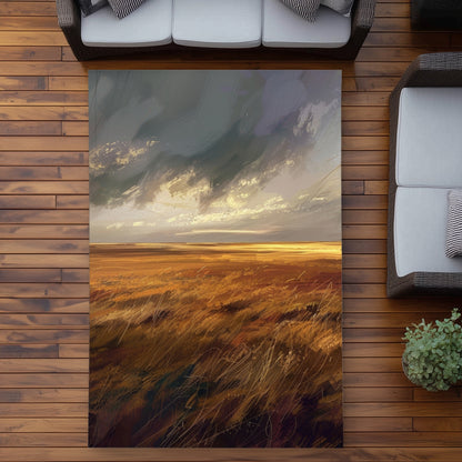 Before the storm - Brown Outdoor Area Rug for Home Decor