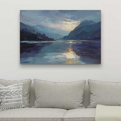 Obscure Gray Canvas for Elegant Home Decor | Modern Art