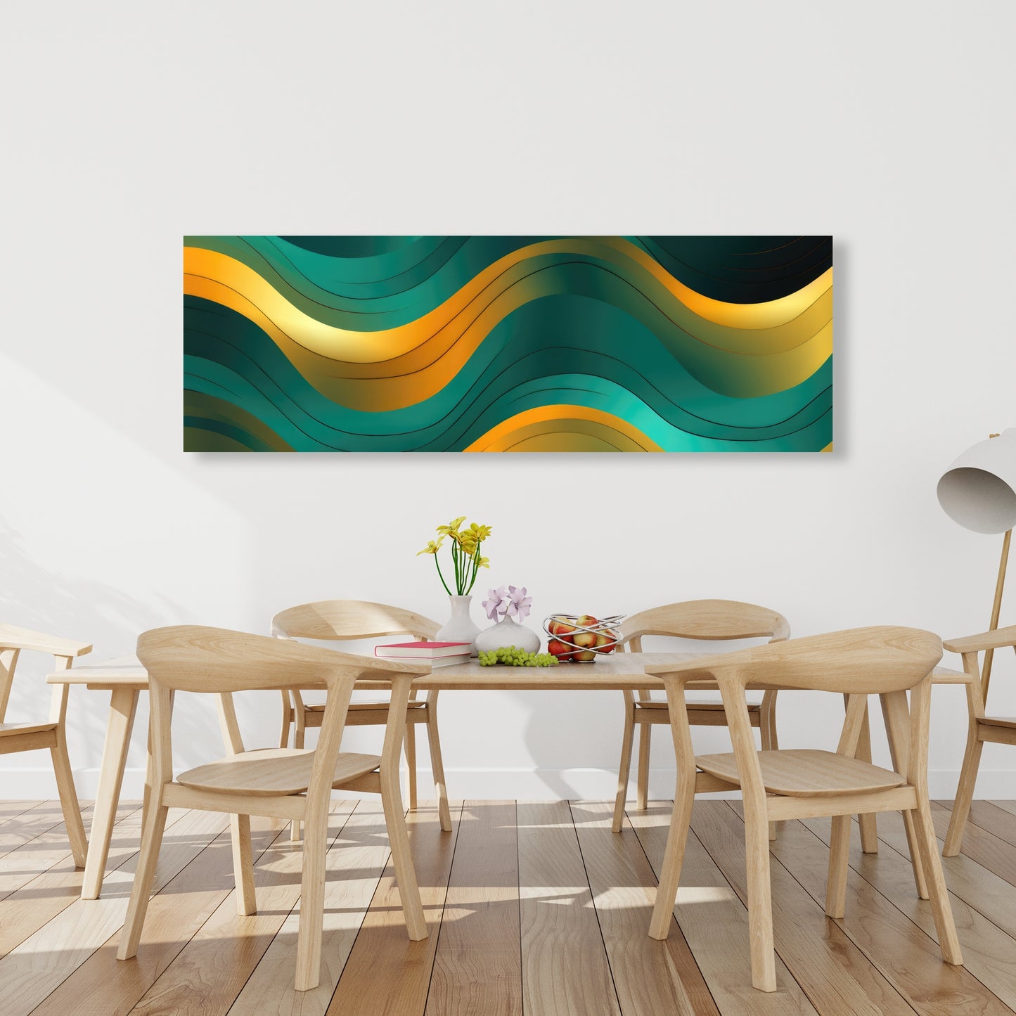 Voluptuous Orange Canvas - Stunning Home Decor Piece