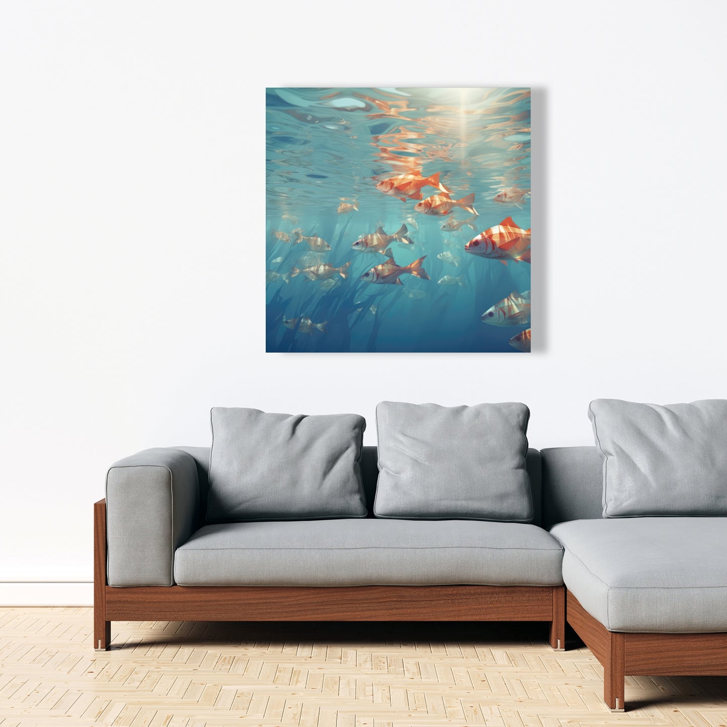 Surface tension - 32"x32" Canvas