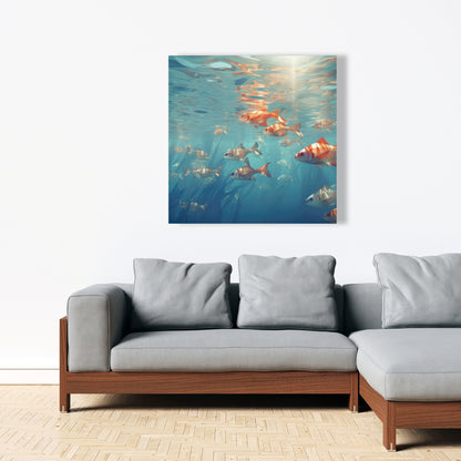Surface tension - 32"x32" Canvas