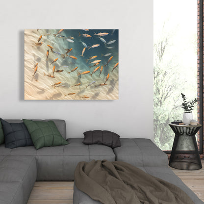 Away from the sand - 32"x32" Canvas