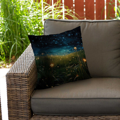 Coussin décoratif en sergé polyester « Ciel nocturne » | Accessoire de décoration intérieure