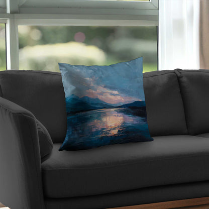 Reflect Poly Twill Throw Pillow - Stylish Home Decor Accent