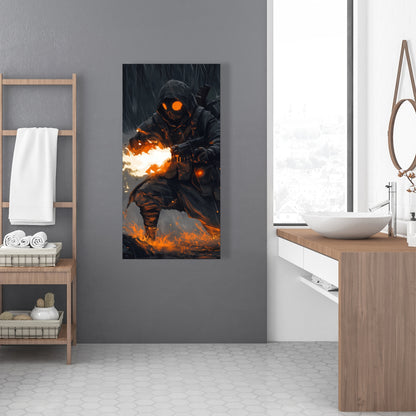 Scorch White Canvas - Stylish Home Decor for Any Space