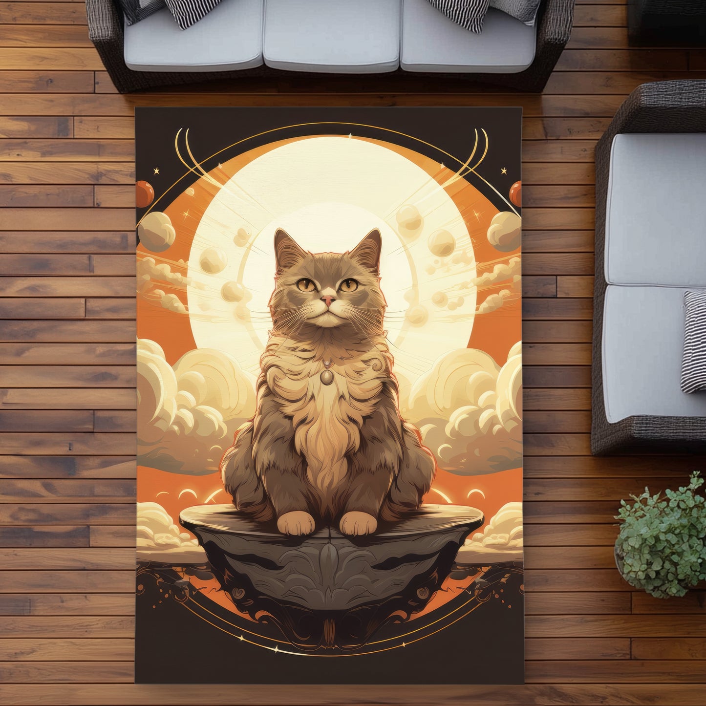 The overlord - White Outdoor Area Rug for Home Decor