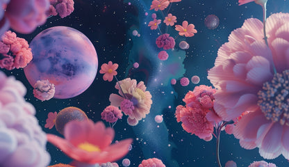 Pink void Blue Indoor Outdoor Tablecloth for Home Decor
