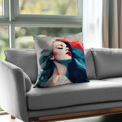La beauté à l'état pur Coussin décoratif en sergé de polyester | Décoration intérieure